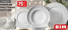 KÜTAHYA PORSELEN TEKLİ TABAK ÇEŞİTLERİ